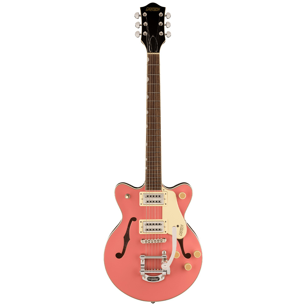 Gretsch G2655T Streamliner CB JR DC Bigsby Coral Elektro Gitar